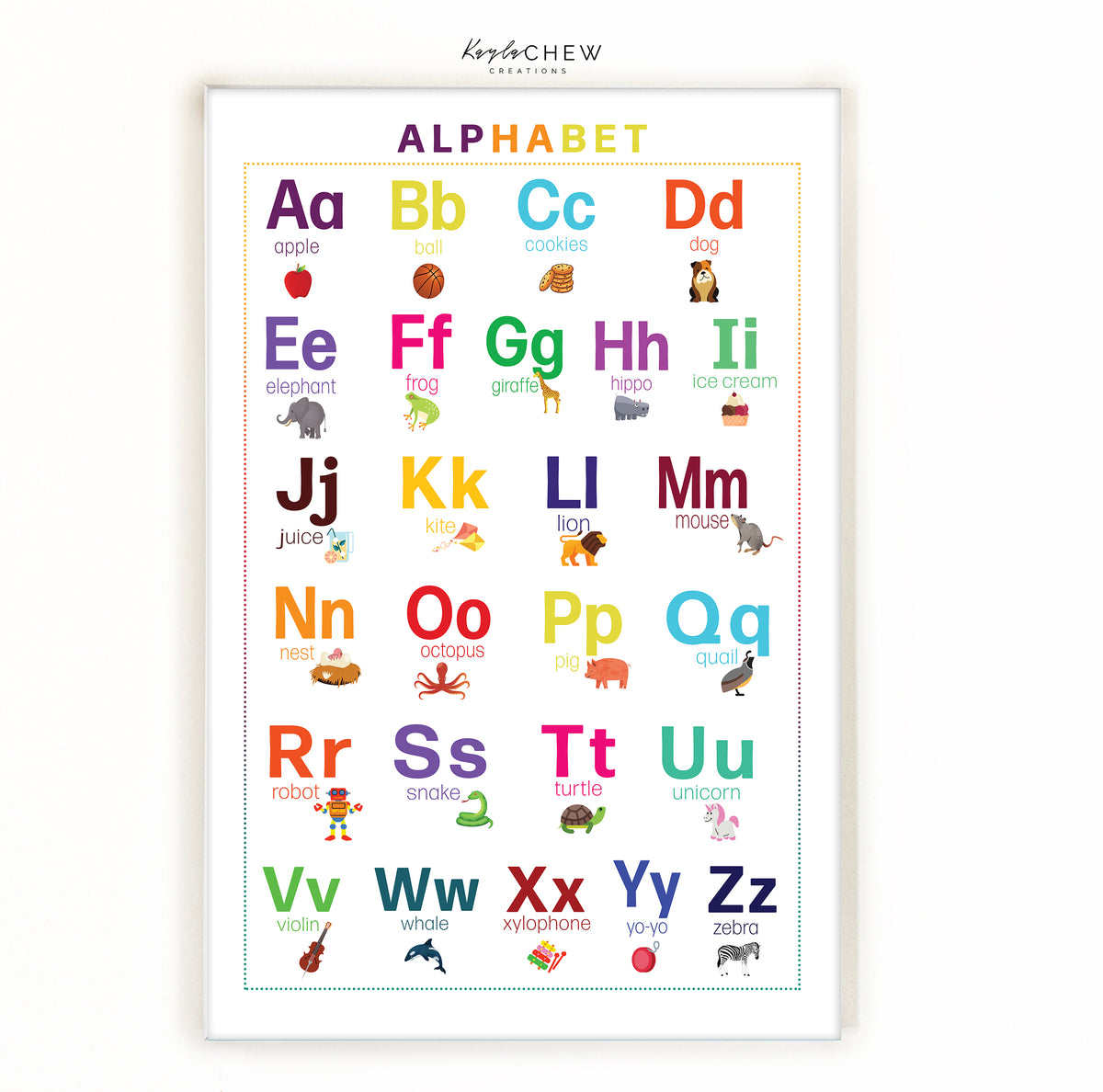 ABC PRINTABLE POSTER | Learning Material | Ms.SupaSaiyan.com – Ms. Supa ...